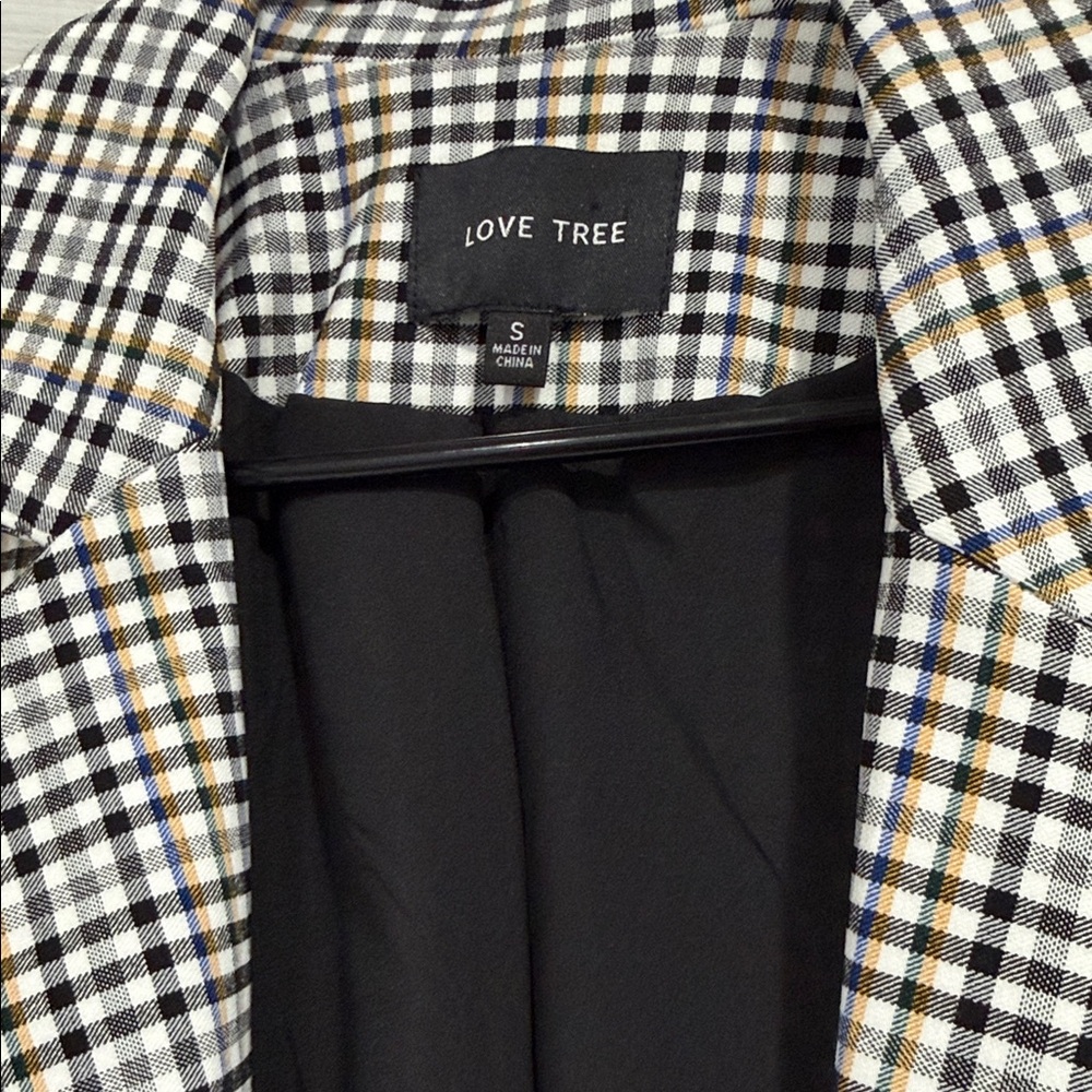 a new day Black & White Gingham Double-Breasted Blazer - Picture 2 of 2